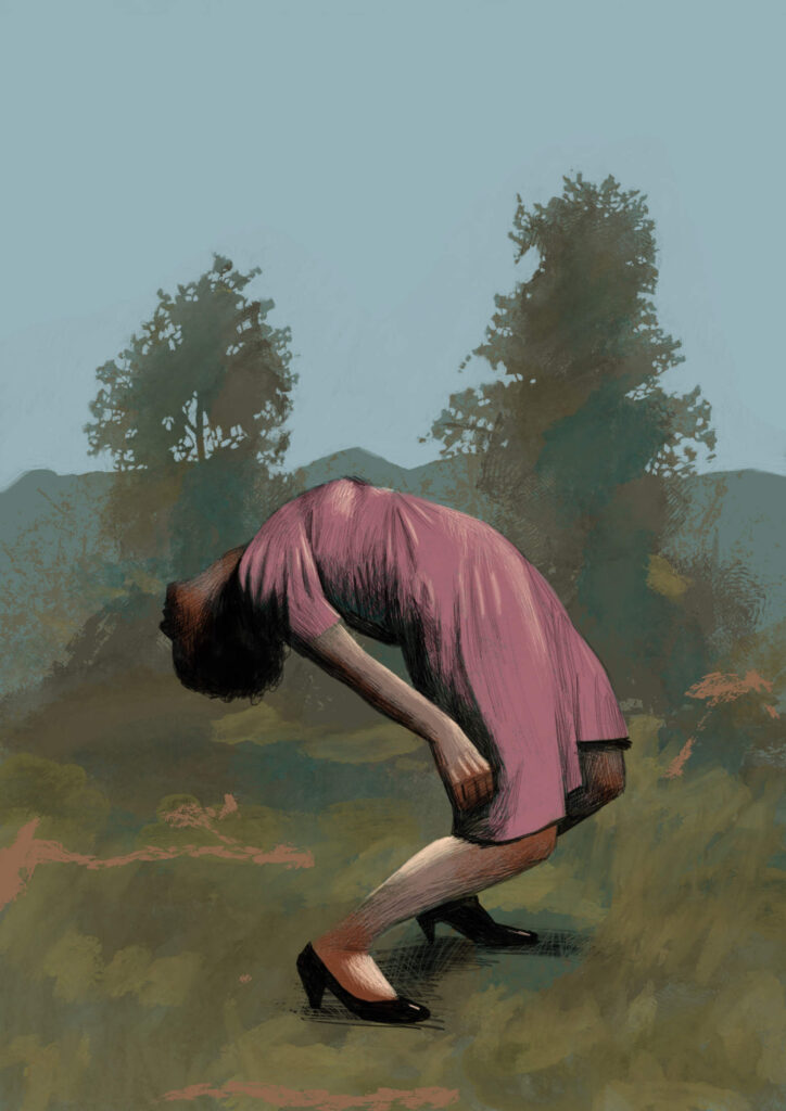 Krister Flodin limited edition print, The Great Unbend. Giclée print.